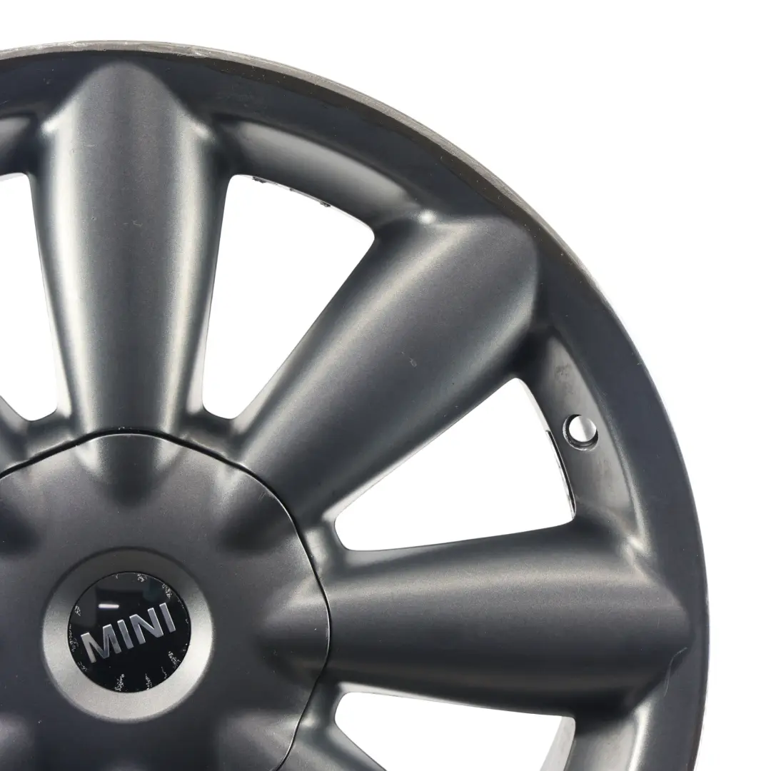Mini Cooper One R60 R61 Llanta de aleación negra 18" 7,5J ET:52 Turbo Fan 126 - SKU 9804374-2 - Número de pieza 9804374