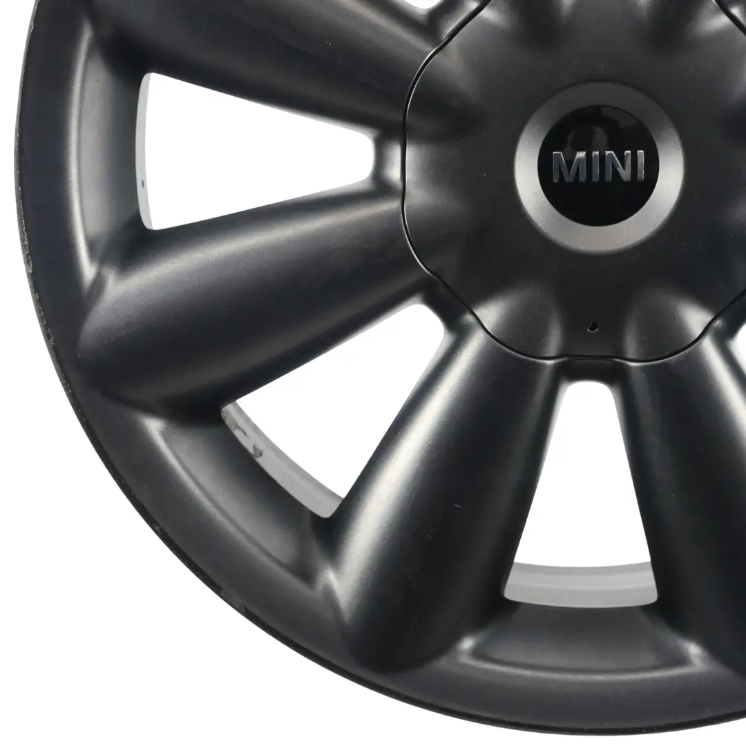 Schwarz Felge Alufelge 18" 7,5J ET:52 Turbo Fan 126 für Mini Cooper One R60 R61 mit Teilenummer 9804374 Mini Cooper One R60 R61 Schwarz Felge Alufelge 18" 7,5J ET:52 Turbo Fan 126 - SKU 9804374-2 - Teilenummer 9804374