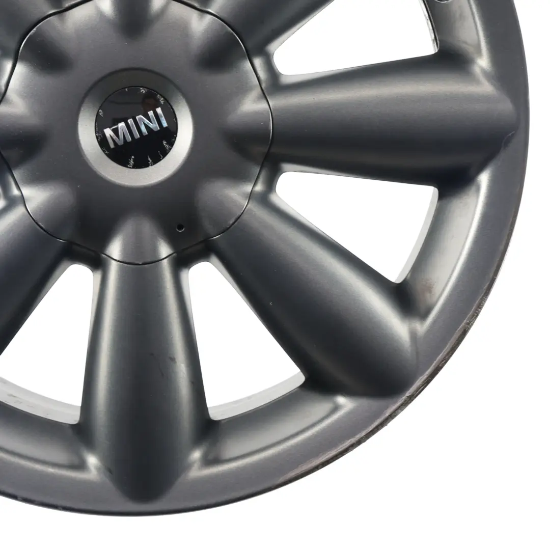 Mini Cooper One R60 R61 Cerchio in lega nero 18" 7,5J ET:52 Turbo Fan 126 - SKU 9804374-2 - Numero di parte 9804374