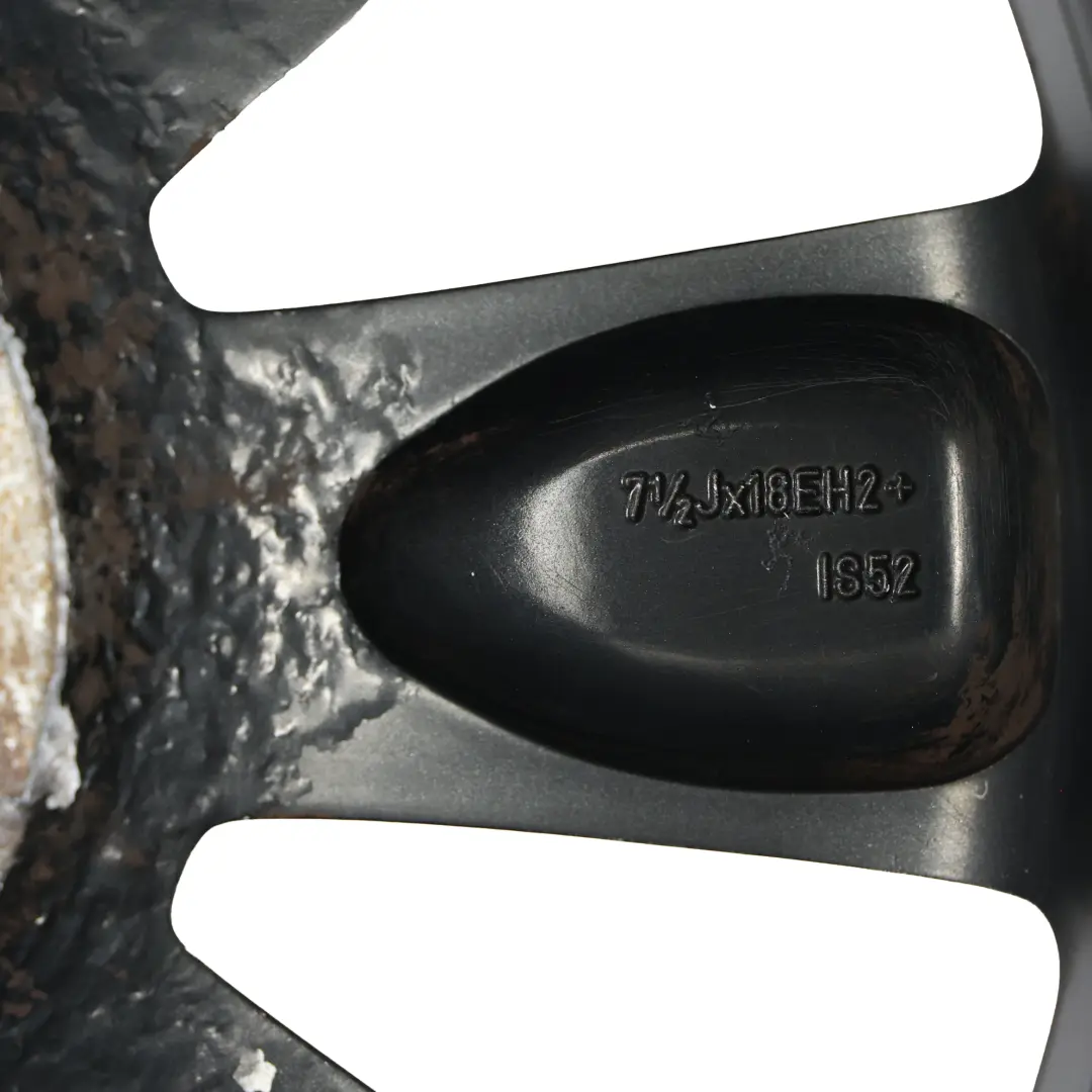 Anthracite Wheel Alloy Rim 18" 7,5J ET:52 Turbo Fan 126 to Mini Cooper One R60 R61 with Part number 9804374 Mini Cooper One R60 R61 Anthracite Wheel Alloy Rim 18" 7,5J ET:52 Turbo Fan 126 - SKU 9804374-4 - Part number 9804374