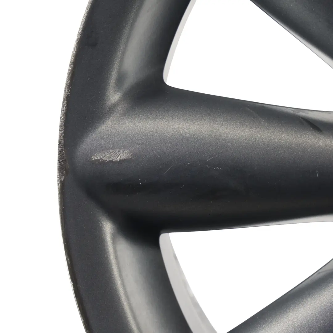 Anthracite Wheel Alloy Rim 18" 7,5J ET:52 Turbo Fan 126 to Mini Cooper One R60 R61 with Part number 9804374 Mini Cooper One R60 R61 Anthracite Wheel Alloy Rim 18" 7,5J ET:52 Turbo Fan 126 - SKU 9804374-4 - Part number 9804374