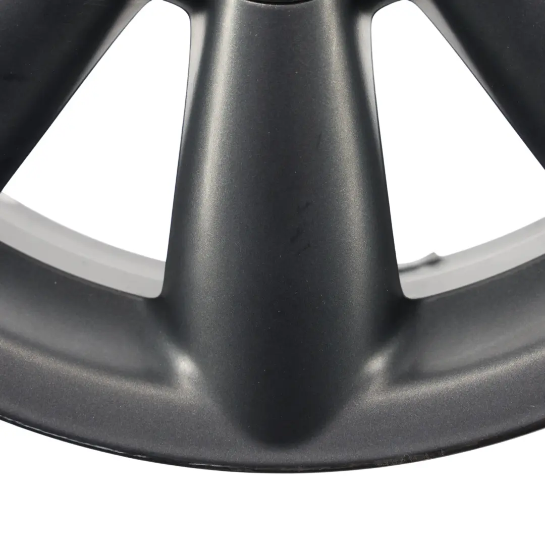 Anthracite Wheel Alloy Rim 18" 7,5J ET:52 Turbo Fan 126 to Mini Cooper One R60 R61 with Part number 9804374 Mini Cooper One R60 R61 Anthracite Wheel Alloy Rim 18" 7,5J ET:52 Turbo Fan 126 - SKU 9804374-4 - Part number 9804374