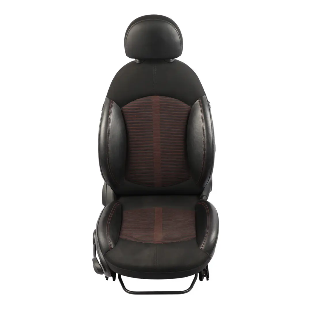 Front Seat MINI R60 Countryman Right O/S Sport Cloth Leather Parallel Lines Red HEATED to with Part number 9805156 Front Seat MINI R60 Countryman Right O/S Sport Cloth Leather Parallel Lines Red HEATED - SKU 9805156-2 - Part number 9805156