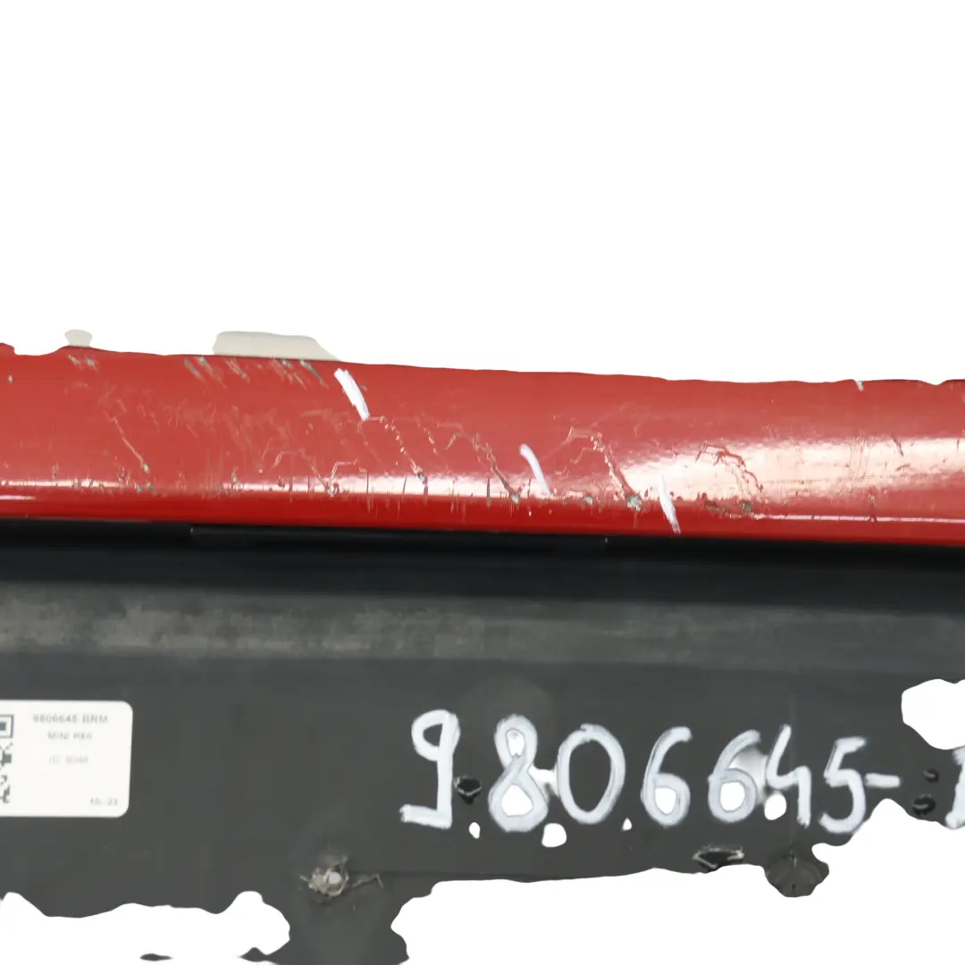 Mini Countryman R60 Rear Bumper Trim Panel Cover PDC Blazing Red Metallic - B63 - SKU 9806645-BRM - Part number 9806645