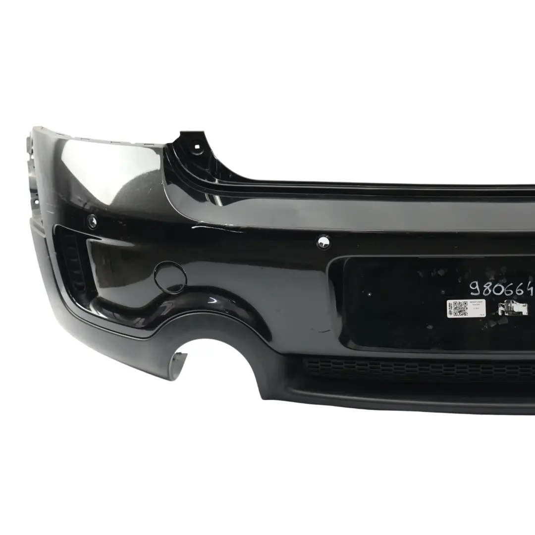 Bumper Cooper S PDC Absolute Black Metallic - B11 to Mini Countryman R60 Rear with Part number 9806647 Mini Countryman R60 Rear Bumper Cooper S PDC Absolute Black Metallic - B11 - SKU 9806647-ABS5 - Part number 9806647