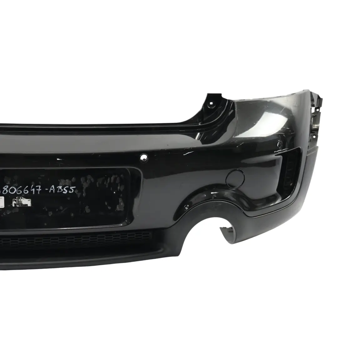 Bumper Cooper S PDC Absolute Black Metallic - B11 to Mini Countryman R60 Rear with Part number 9806647 Mini Countryman R60 Rear Bumper Cooper S PDC Absolute Black Metallic - B11 - SKU 9806647-ABS5 - Part number 9806647