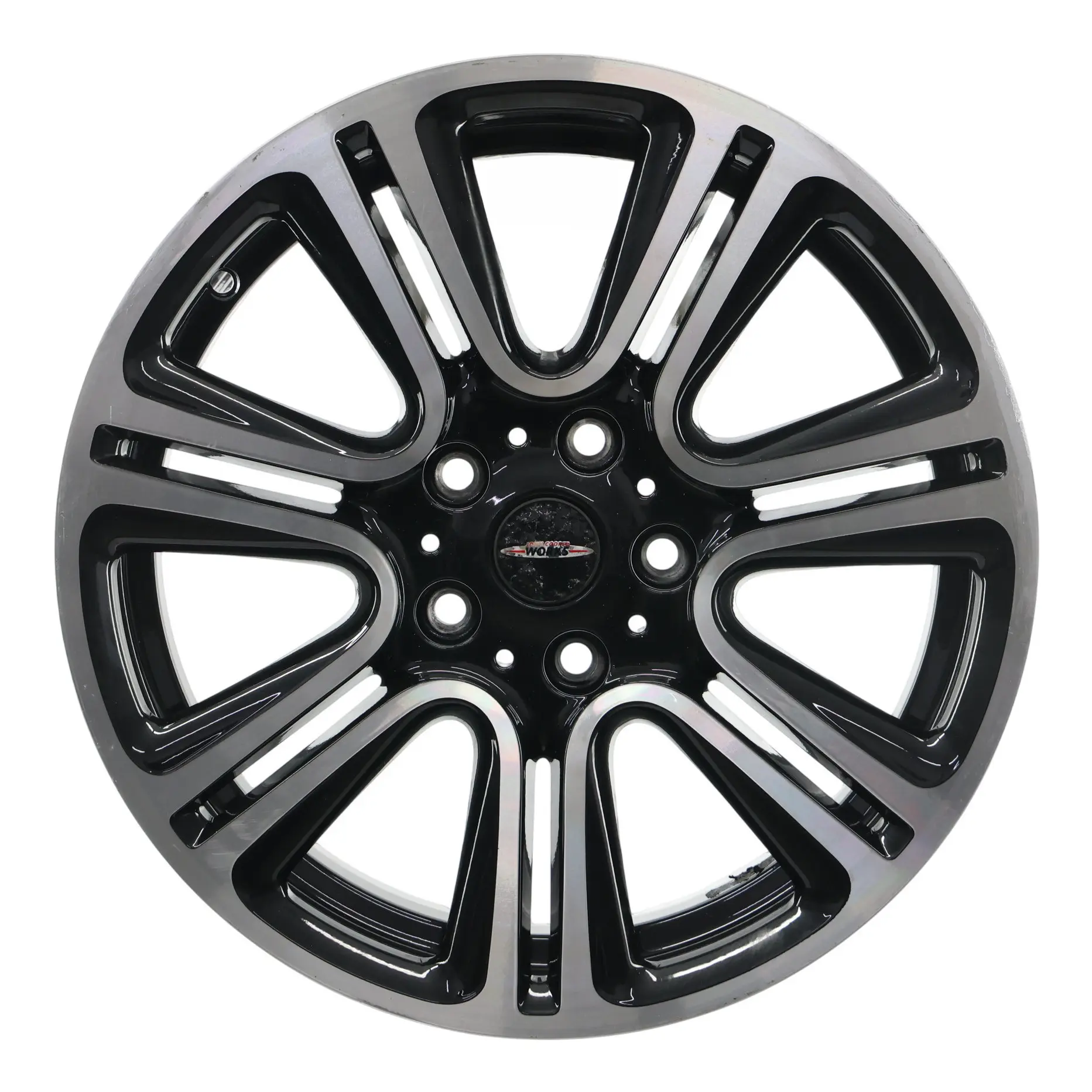 Mini Cooper R60 R61 Wheel Alloy Rim 18" 7,5J Twin Spoke Black 9808516