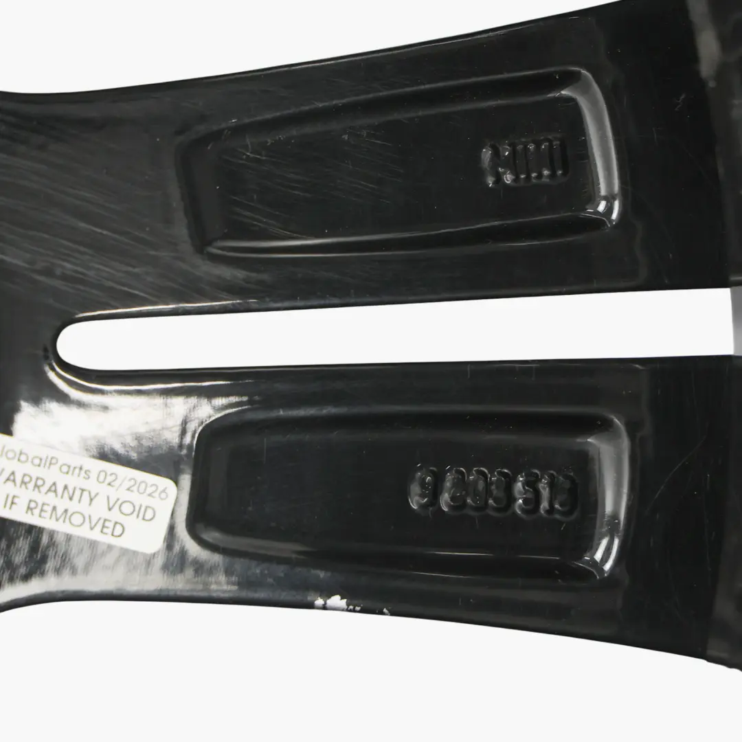 Mini Cooper R60 R61 Llanta de aleación 18" 7,5J Twin Spoke Negro - SKU 9808516-1 - Número de pieza 9808516