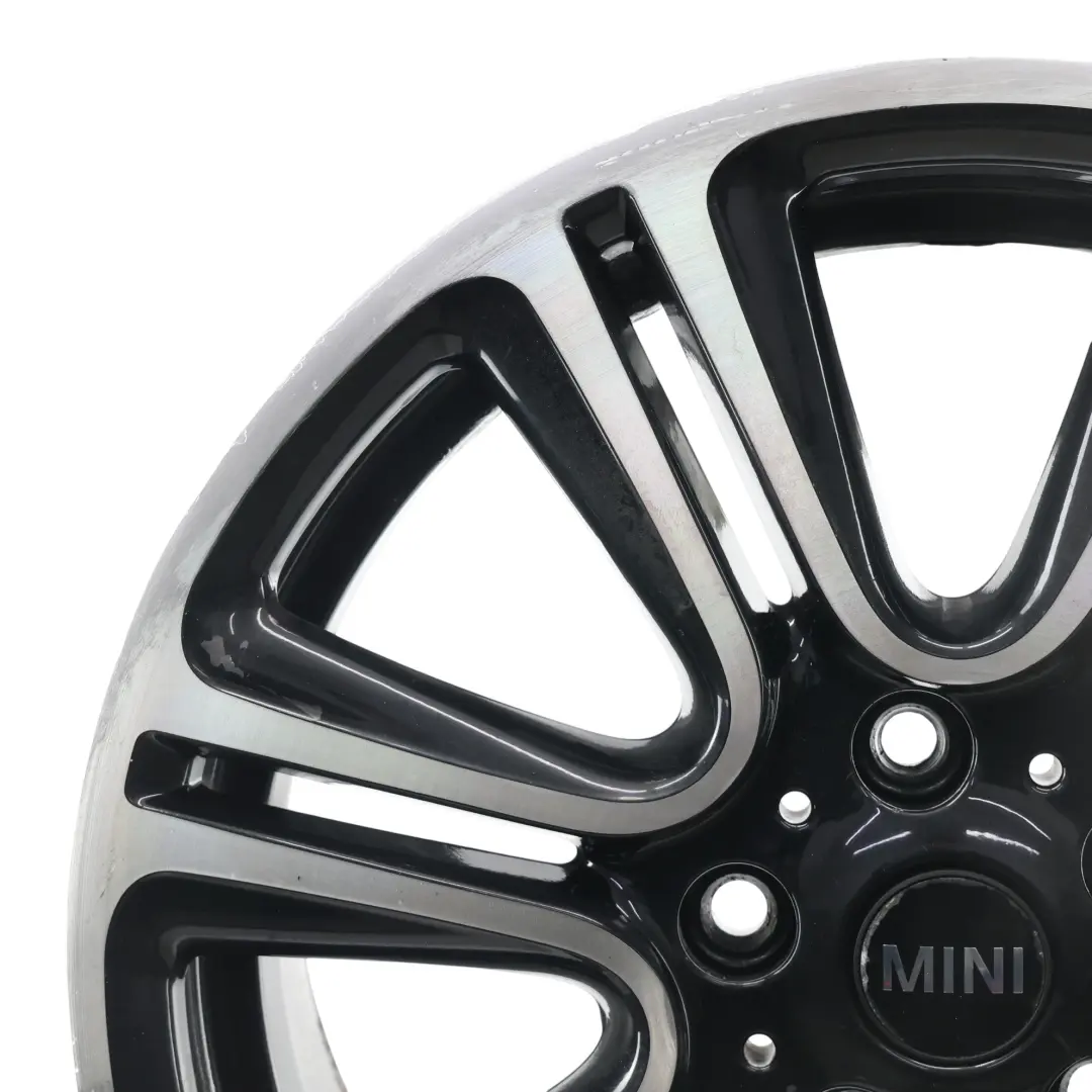 Leichtmetallfelge 18" 7,5J Doppelspeiche Schwarz für Mini Cooper R60 R61 mit Teilenummer 9808516 Mini Cooper R60 R61 Leichtmetallfelge 18" 7,5J Doppelspeiche Schwarz - SKU 9808516-2 - Teilenummer 9808516