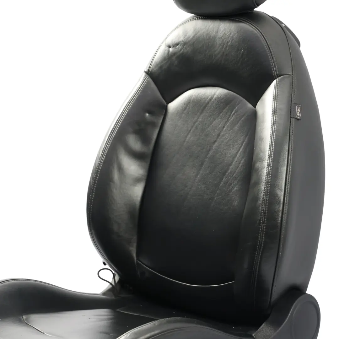 Mini Cooper R61 Sedile Anteriore Sinistro Riscaldato Pelle Gravità Nero Carbonio - SKU 9809937-1 - Numero di parte 9809937