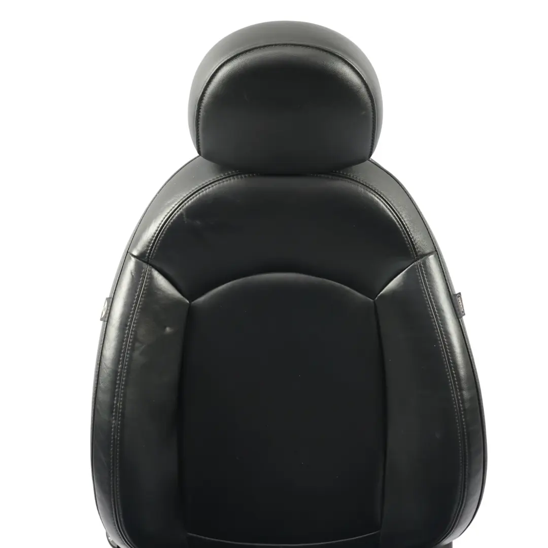 Front Left N/S Heated Leather Gravity Carbon Black to Mini Cooper R61 Sport Seat with Part number 9809937 Mini Cooper R61 Sport Seat Front Left N/S Heated Leather Gravity Carbon Black - SKU 9809937-1 - Part number 9809937