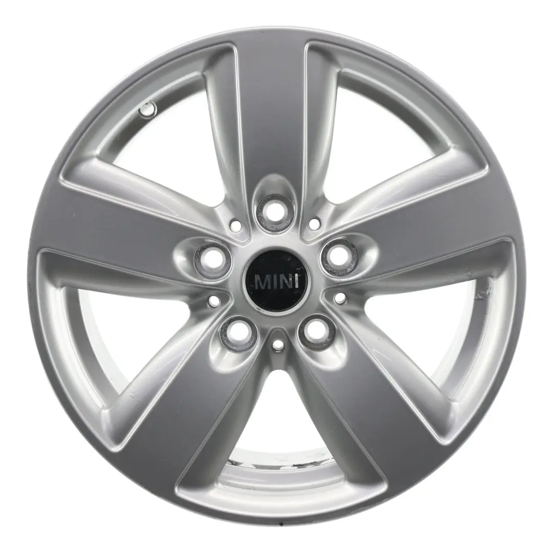Mini R60 Silberne Leichtmetallfelge 16" 6,5J ET:46 5 Star Air Spoke 140 - SKU 9811729-2 - Teilenummer 9811729