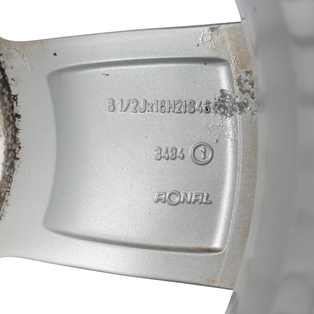 Mini R60 R61 Silver Wheel Alloy Rim 16" 6,5J ET:46 5 Star Air Spoke 140 - SKU 9811729-4 - Part number 9811729