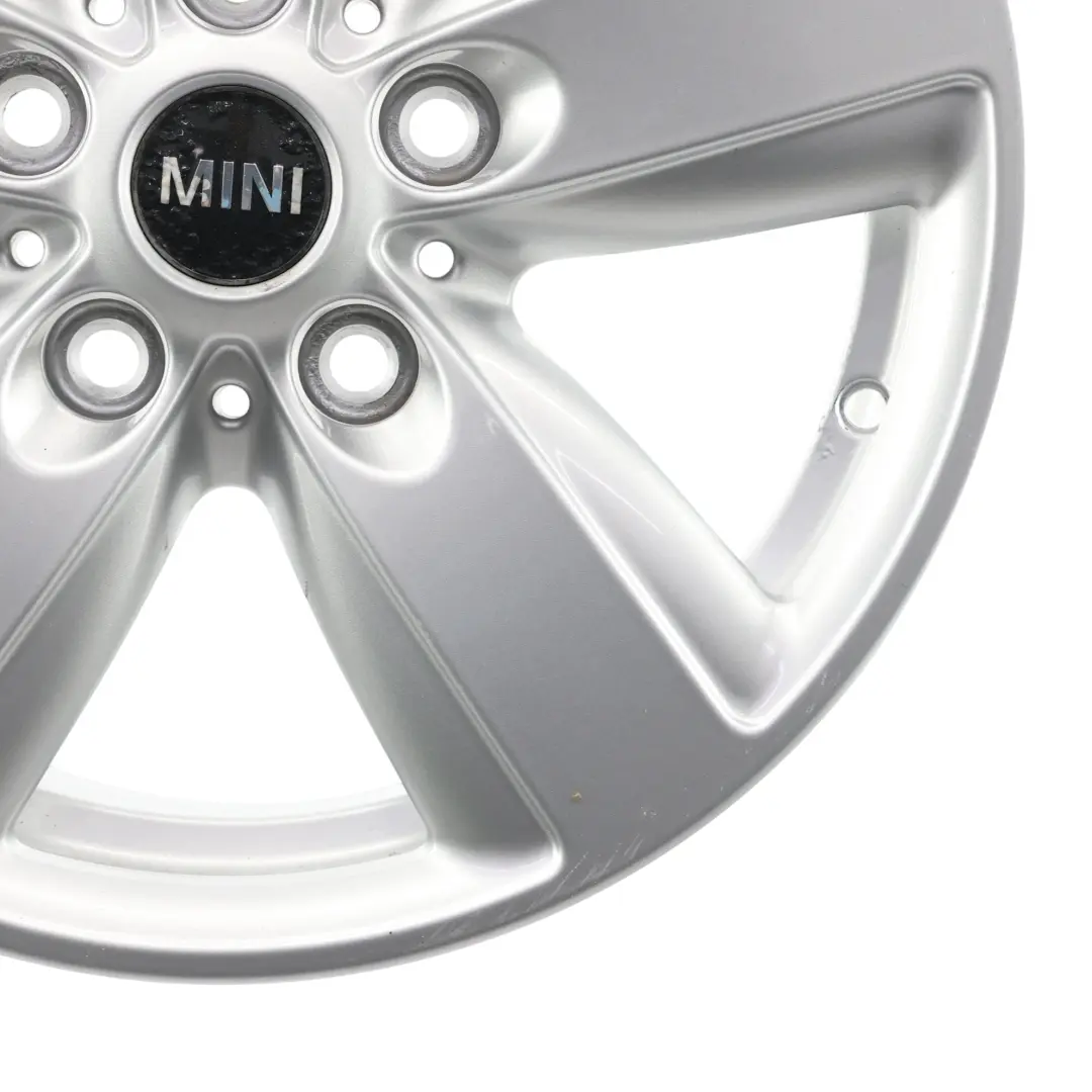 Mini R60 R61 Silver Wheel Alloy Rim 16" 6,5J ET:46 5 Star Air Spoke 140 - SKU 9811729-4 - Part number 9811729