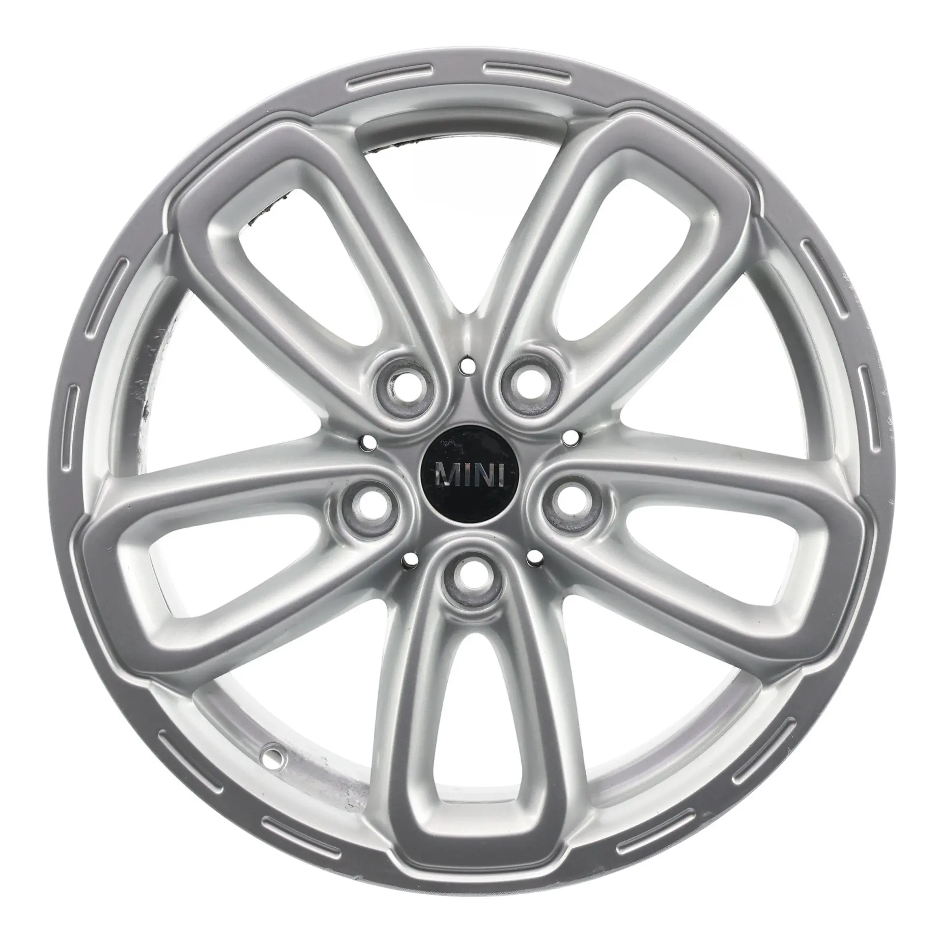 Mini R60 R61 Silver Cerchio In Lega 17" 7J Et:50 Triangolo Raggi 141 9811730