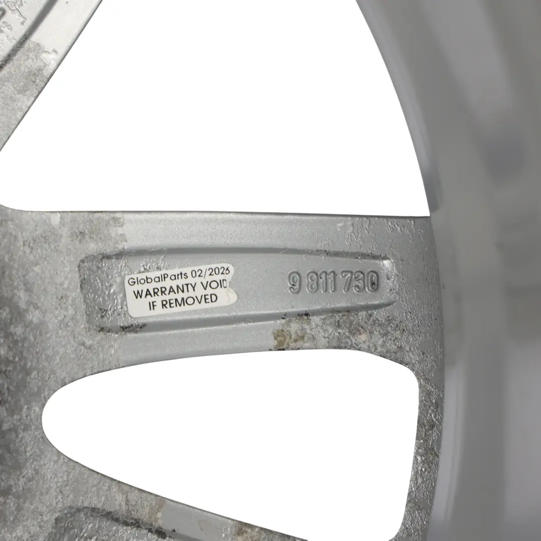 Mini R60 R61 Silber Alufelge Alu Felge 17" 7J ET:50 5-Star Triangle Spoke 141 - SKU 9811730-2 - Teilenummer 9811730