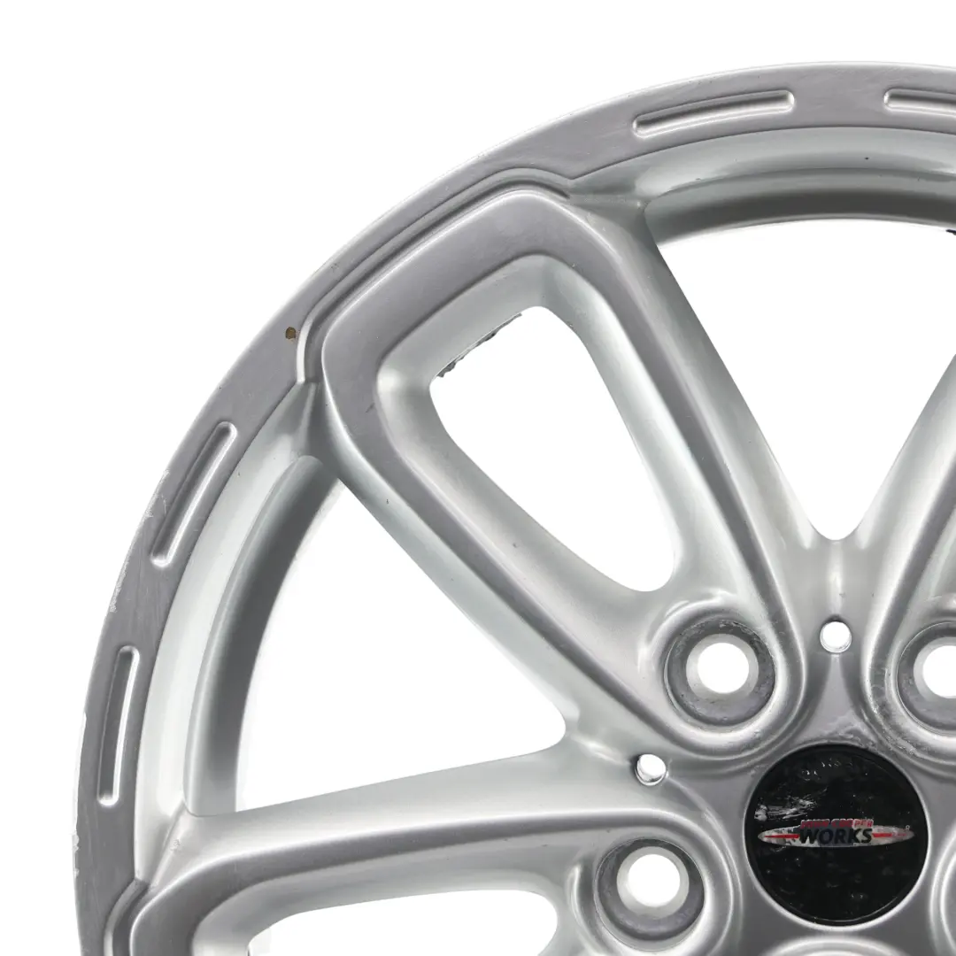 Mini R60 R61 Silber Alufelge Alu Felge 17" 7J ET:50 5-Star Triangle Spoke 141 - SKU 9811730-2 - Teilenummer 9811730