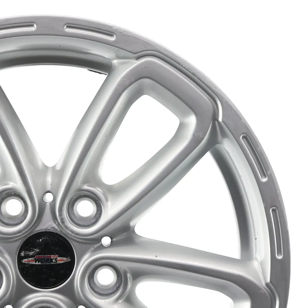 Mini R60 R61 Silber Alufelge Alu Felge 17" 7J ET:50 5-Star Triangle Spoke 141 - SKU 9811730-2 - Teilenummer 9811730
