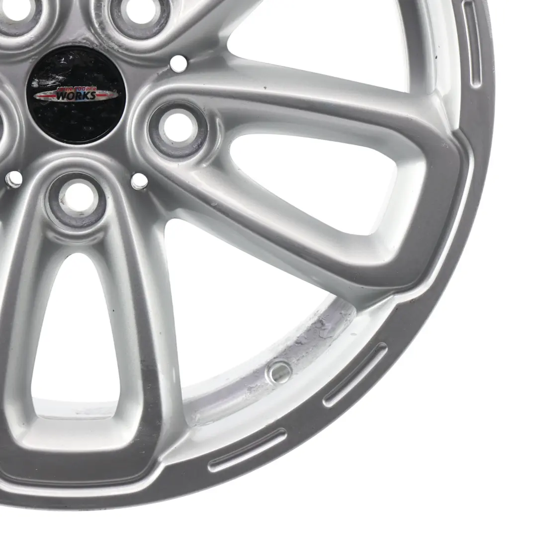 Mini R60 R61 Silver Cerchio In Lega 17" 7J Et:50 Triangle Spoke 141 - SKU 9811730-2 - Numero di parte 9811730