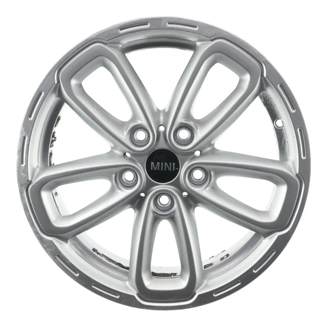 Alloy Rim 17" 7J ET:50 Triangle Spoke 141 to Mini R60 R61 Silver Wheel with Part number 9811730 Mini R60 R61 Silver Wheel Alloy Rim 17" 7J ET:50 Triangle Spoke 141 - SKU 9811730-3 - Part number 9811730