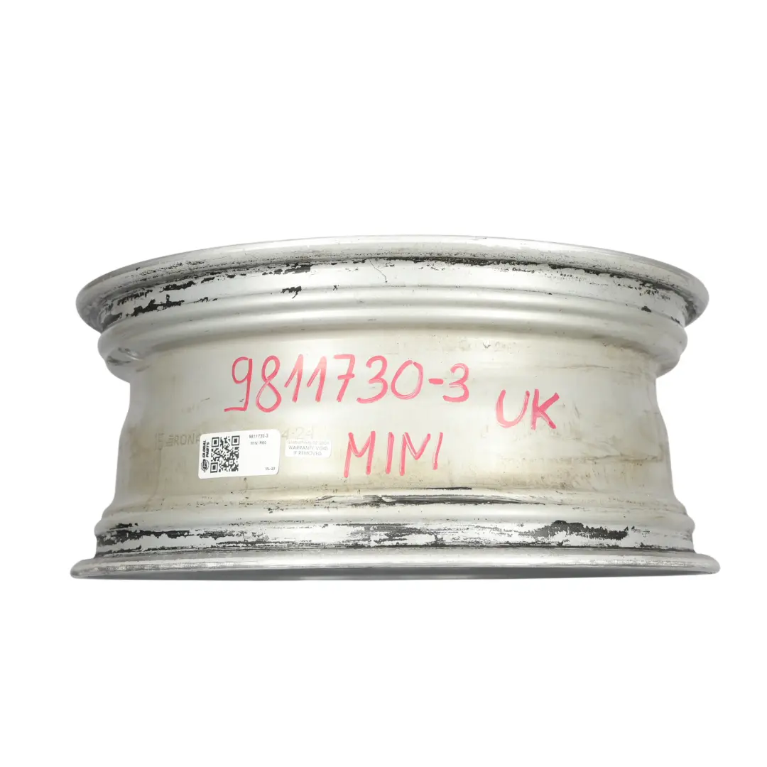 Alloy Rim 17" 7J ET:50 Triangle Spoke 141 to Mini R60 R61 Silver Wheel with Part number 9811730 Mini R60 R61 Silver Wheel Alloy Rim 17" 7J ET:50 Triangle Spoke 141 - SKU 9811730-3 - Part number 9811730
