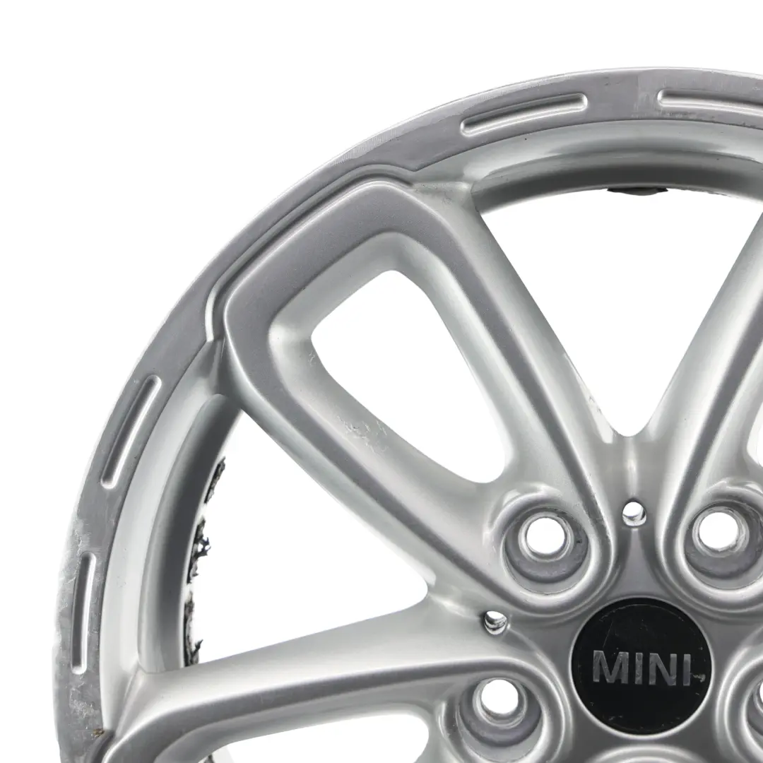 Alloy Rim 17" 7J ET:50 Triangle Spoke 141 to Mini R60 R61 Silver Wheel with Part number 9811730 Mini R60 R61 Silver Wheel Alloy Rim 17" 7J ET:50 Triangle Spoke 141 - SKU 9811730-3 - Part number 9811730