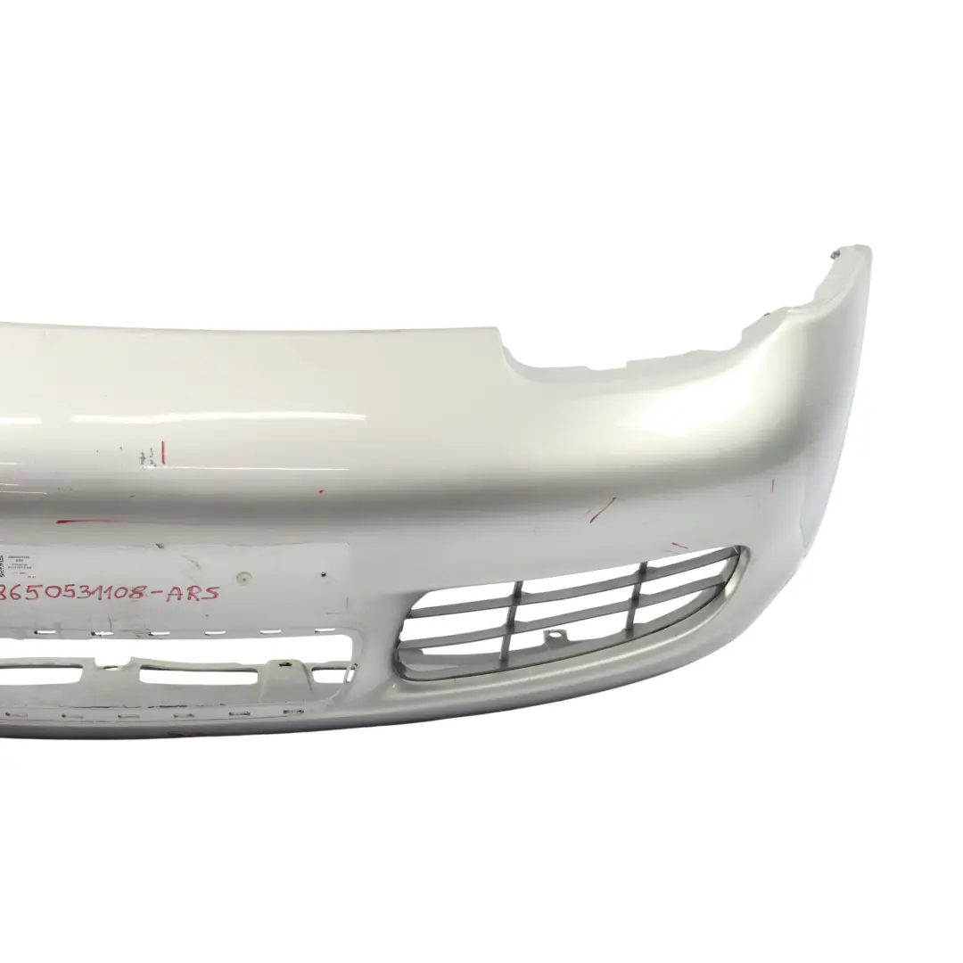 Porsche Boxster S 986 Front Bumper Trim Panel Cover Arctic Silver Metallic - 92T - SKU 98650531108-ARS - Part number 98650531108