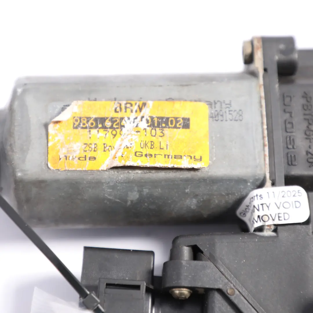 Porsche Boxster 986 Fensterheber Regulator Motor Links Aktuator - SKU 98662410102 - Teilenummer 98662410102