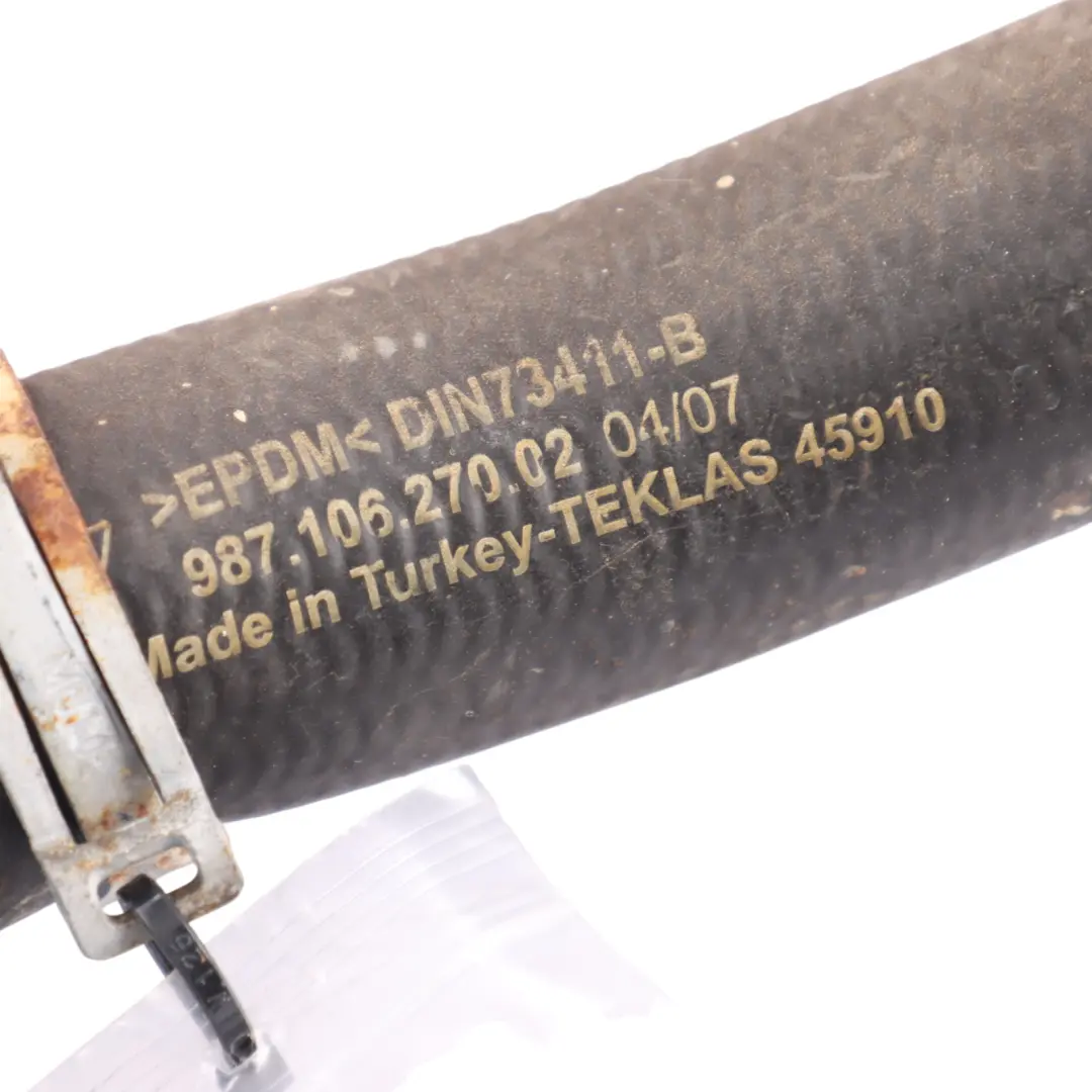 Kühlmittel Schlauch Zuleitung Rohr Leitung für Porsche Cayman 987 mit Teilenummer 98710627002 Porsche Cayman 987 Kühlmittel Schlauch Zuleitung Rohr Leitung - SKU 98710627002 - Teilenummer 98710627002