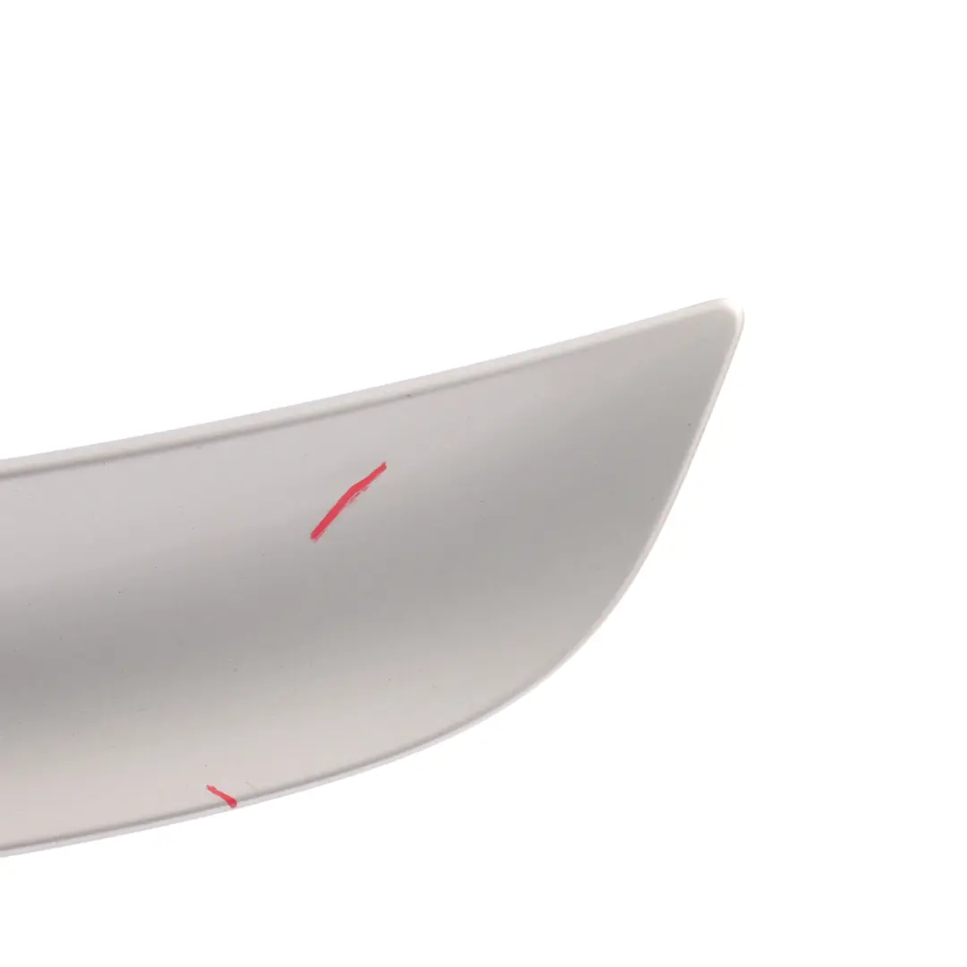 Spoiler Trunk Arctic Silver Metallic - 92T to Porsche Cayman 987 Rear with Part number 98750461900 Porsche Cayman 987 Rear Spoiler Trunk Arctic Silver Metallic - 92T - SKU 98750461900-ARS - Part number 98750461900