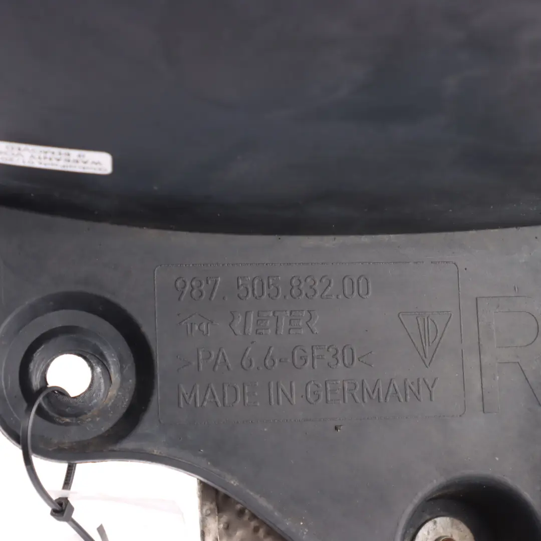 Housing Liner Insulation Rear Right O/S to Porsche Cayman 987 Wheel with Part number 98750583200 Porsche Cayman 987 Wheel Housing Liner Insulation Rear Right O/S - SKU 98750583200 - Part number 98750583200