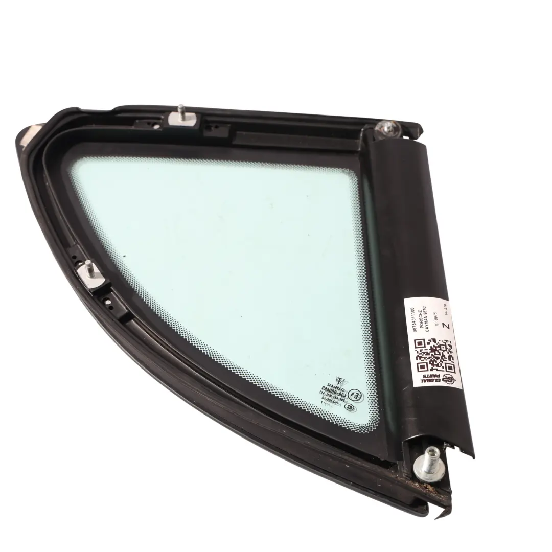 Porsche Cayman 987C Ventana Lateral Fija Trasera Izquierda - SKU 98754311100 - Número de pieza 98754311100