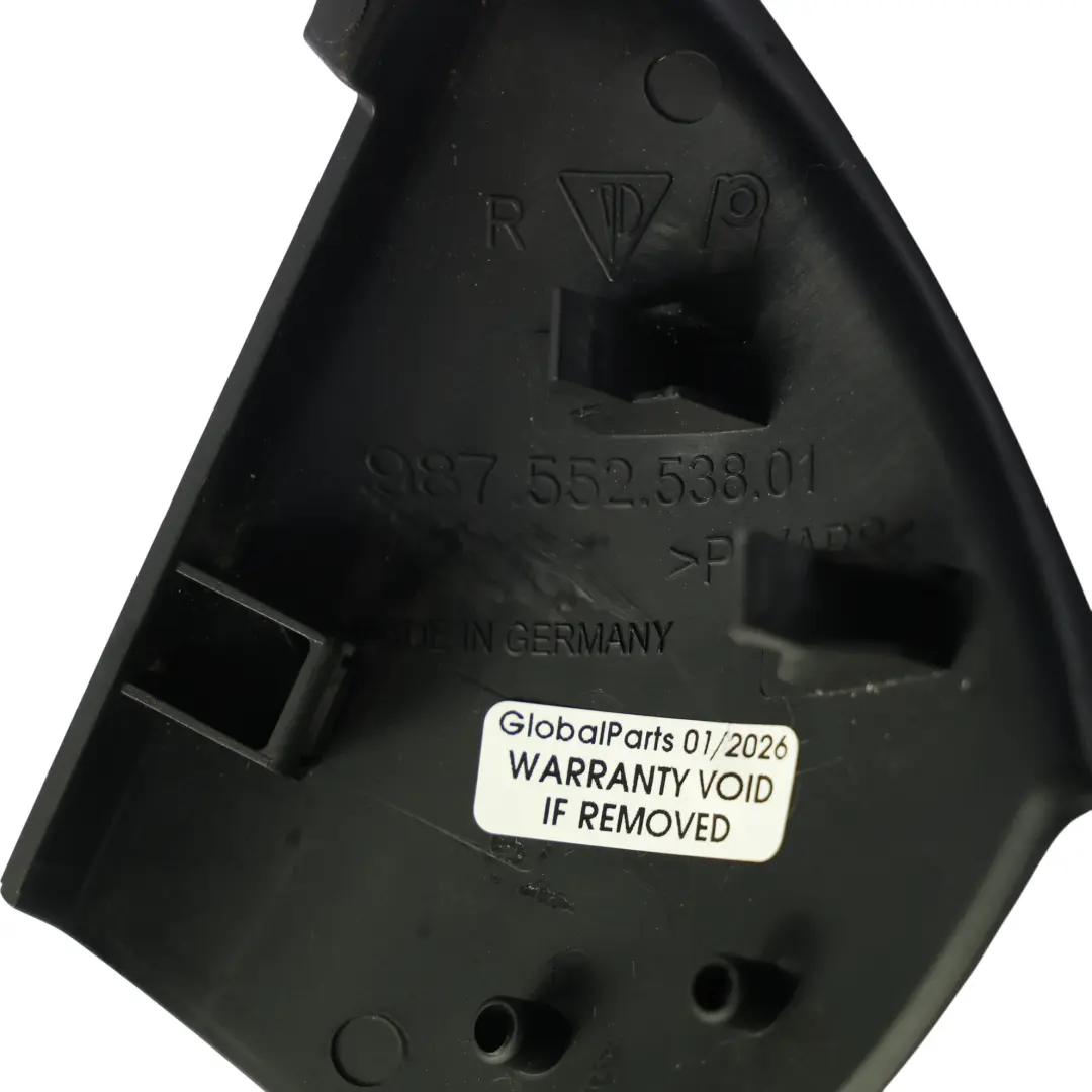 Porsche Cayman 987 Armaturen Brett End Abdeckung Rechts - SKU 98755253801 - Teilenummer 98755253801
