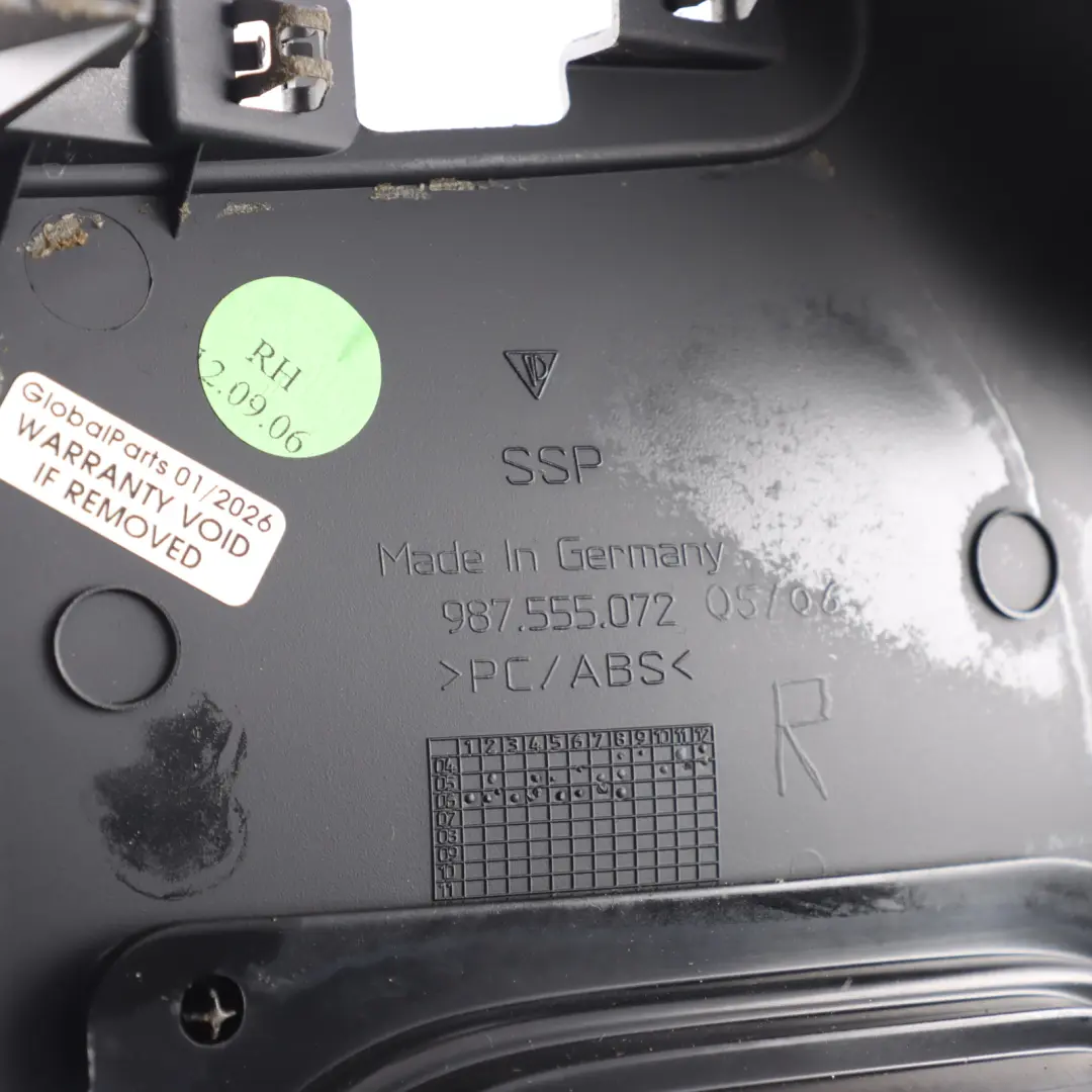 987C Storage Compartment Engine Bay Rear Right O/S to Porsche Cayman with Part number 98755507205 Porsche Cayman 987C Storage Compartment Engine Bay Rear Right O/S - SKU 98755507205 - Part number 98755507205