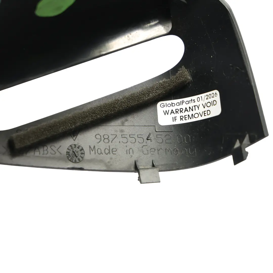 Porsche Cayman 987C Osłona Pasa Bezpieczeństwa Przód Prawo - SKU 98755545200 - Numer Części 98755545200