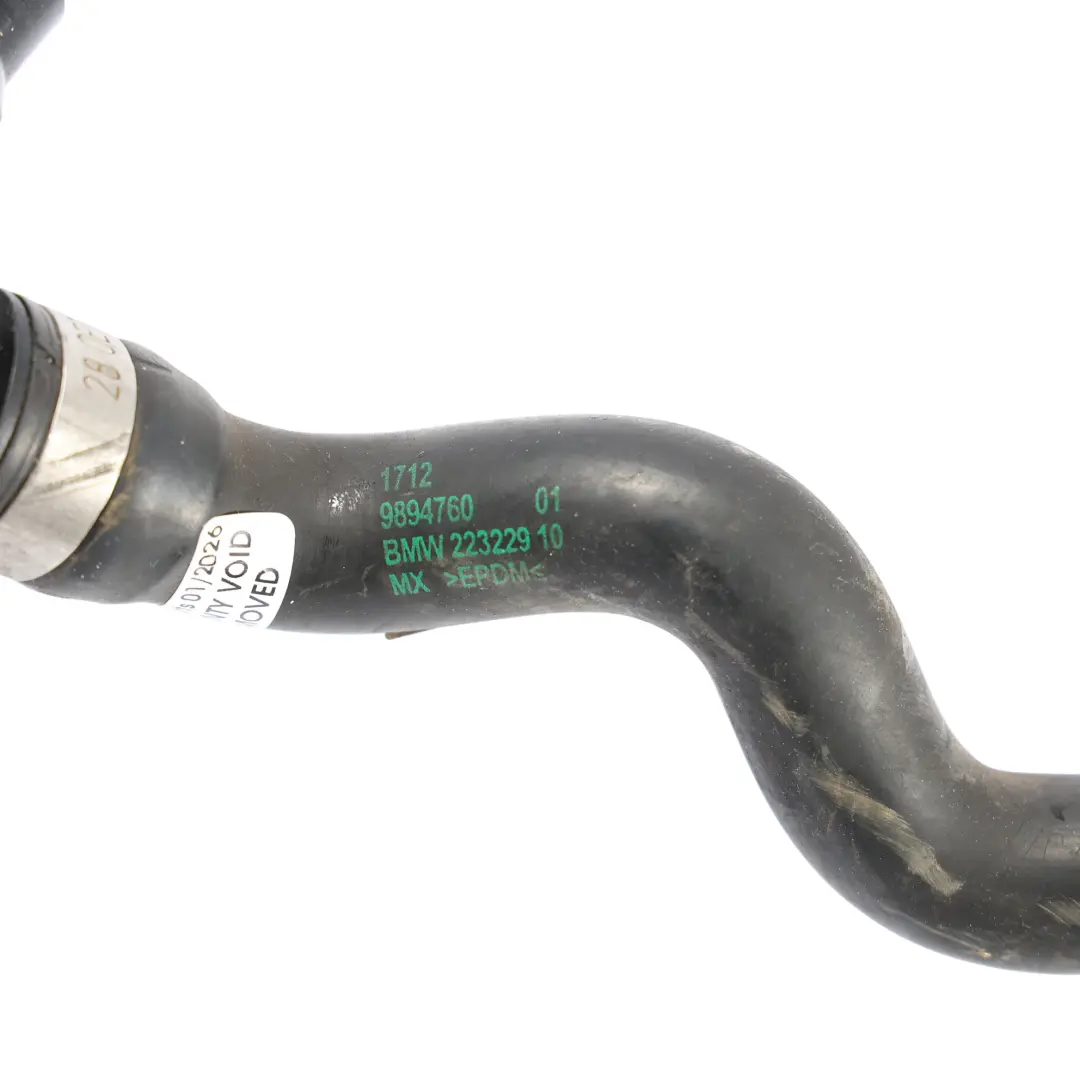 BMW X3 G01 X4 G02 M40Ix B58D Wasser Kühlmittel Schlauchleitung - SKU 9894760 - Teilenummer 9894760