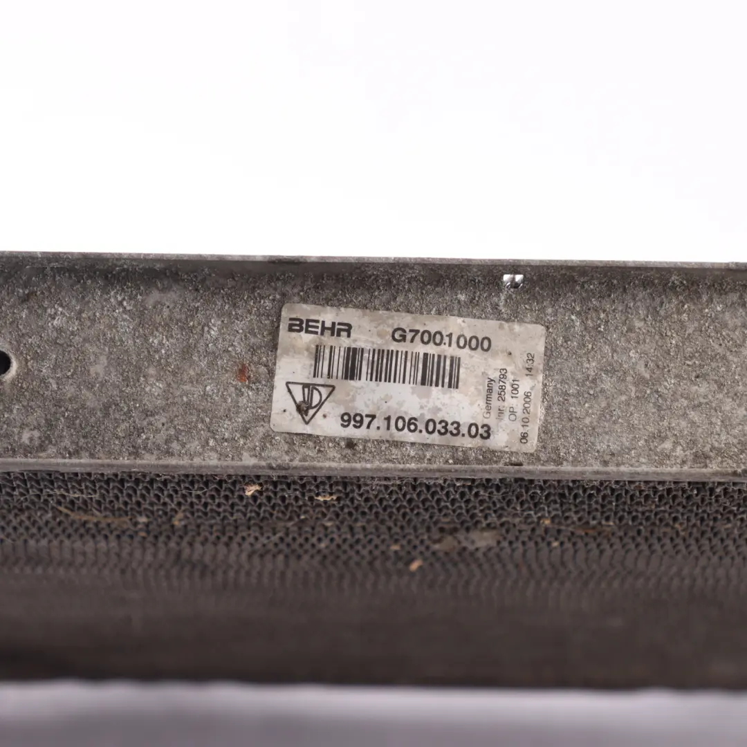 Porsche Cayman 987 Coolant Water Cooler Radiator Left N/S - SKU 99710613102 - Part number 99710613102