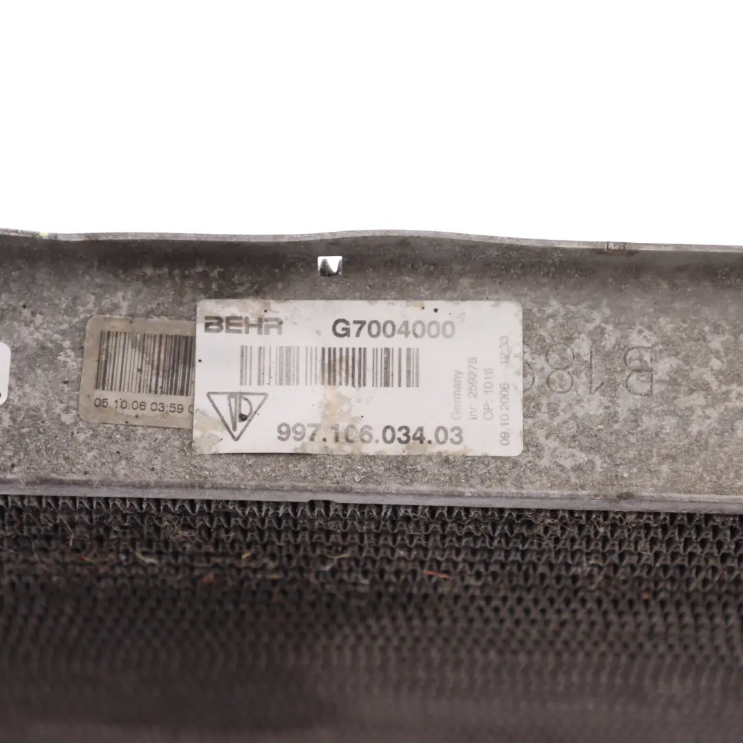 Porsche Cayman 987 Coolant Water Cooler Radiator Right O/S - SKU 99710613202 - Part number 99710613202