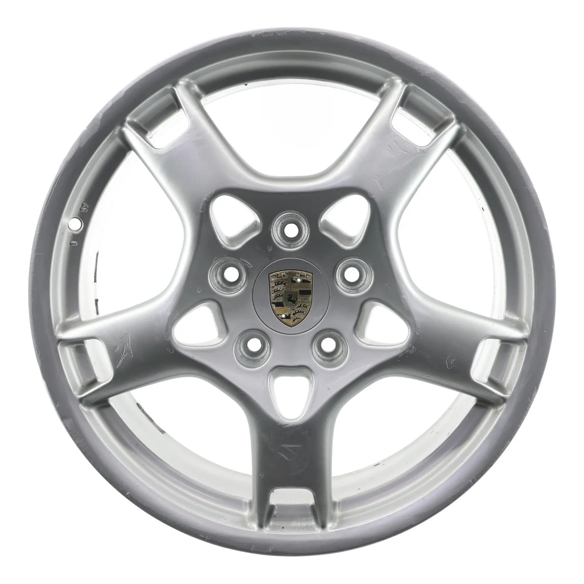 Porsche 987 997 Jante En Alliage Argentée 19" 8J ET:57 99736215601