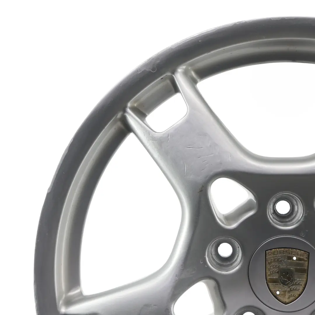 Porsche 987 997 Silver Lobster Claw Llanta De Aleación 19" 8J ET:57 - SKU 99736215601-2 - Número de pieza 99736215601