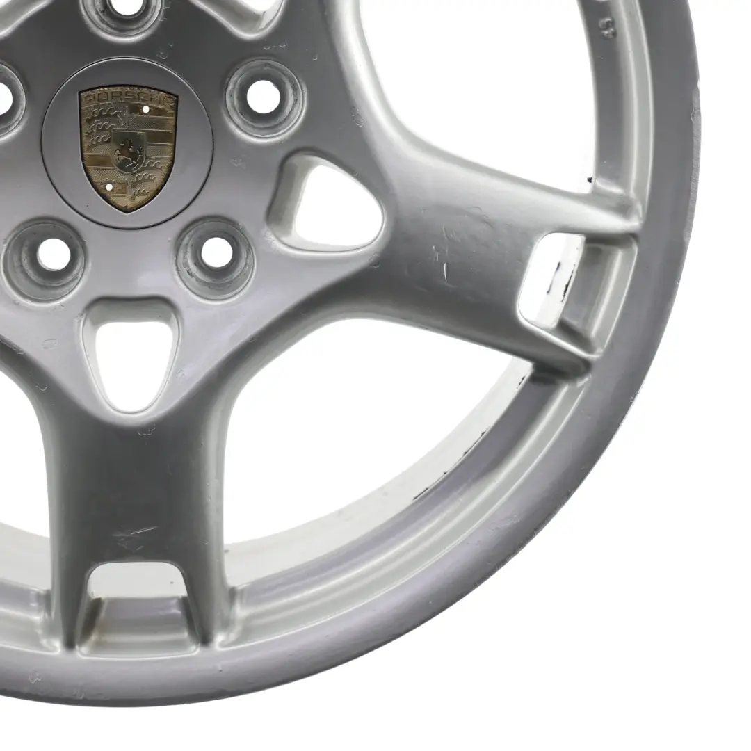 Porsche 987 997 Silver Lobster Claw Wheel Alloy Rim 19" 8J ET:57 - SKU 99736215601-2 - Part number 99736215601