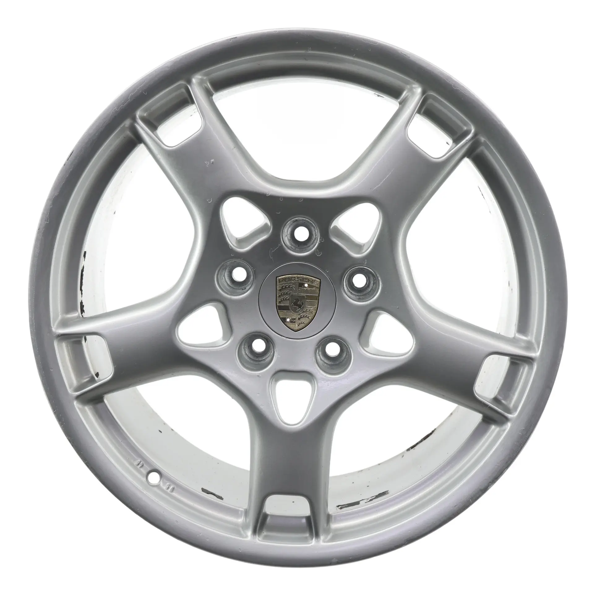 Porsche 987 997 Silver Lobster Cerchio Posteriore Lega 19" 9.5J ET46 99736215601