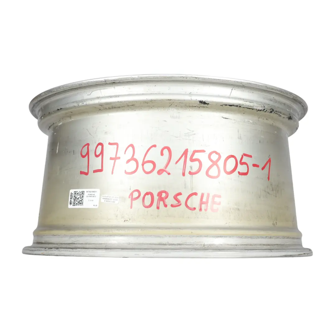 Silber Hummer Hinterrad Felge 19" 9.5J ET:46 99736215601 für Porsche 987 997 mit Teilenummer 99736215805 Porsche 987 997 Silber Hummer Hinterrad Felge 19" 9.5J ET:46 99736215601 - SKU 99736215805-1 - Teilenummer 99736215805