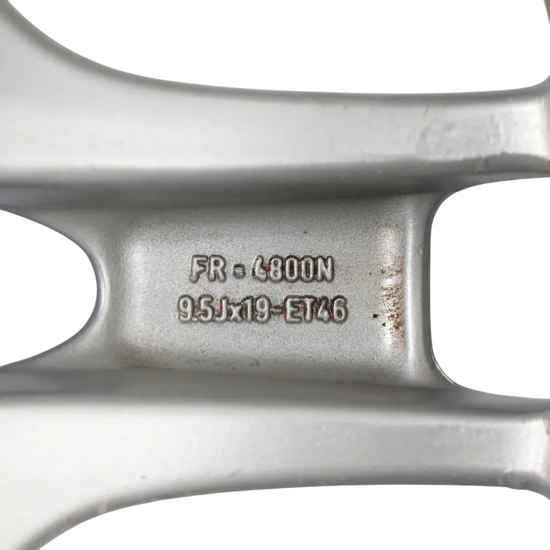 Porsche 987 997 Silver Lobster Cerchio Posteriore Lega 19" 9.5J ET46 99736215601 - SKU 99736215805-1 - Numero di parte 99736215805