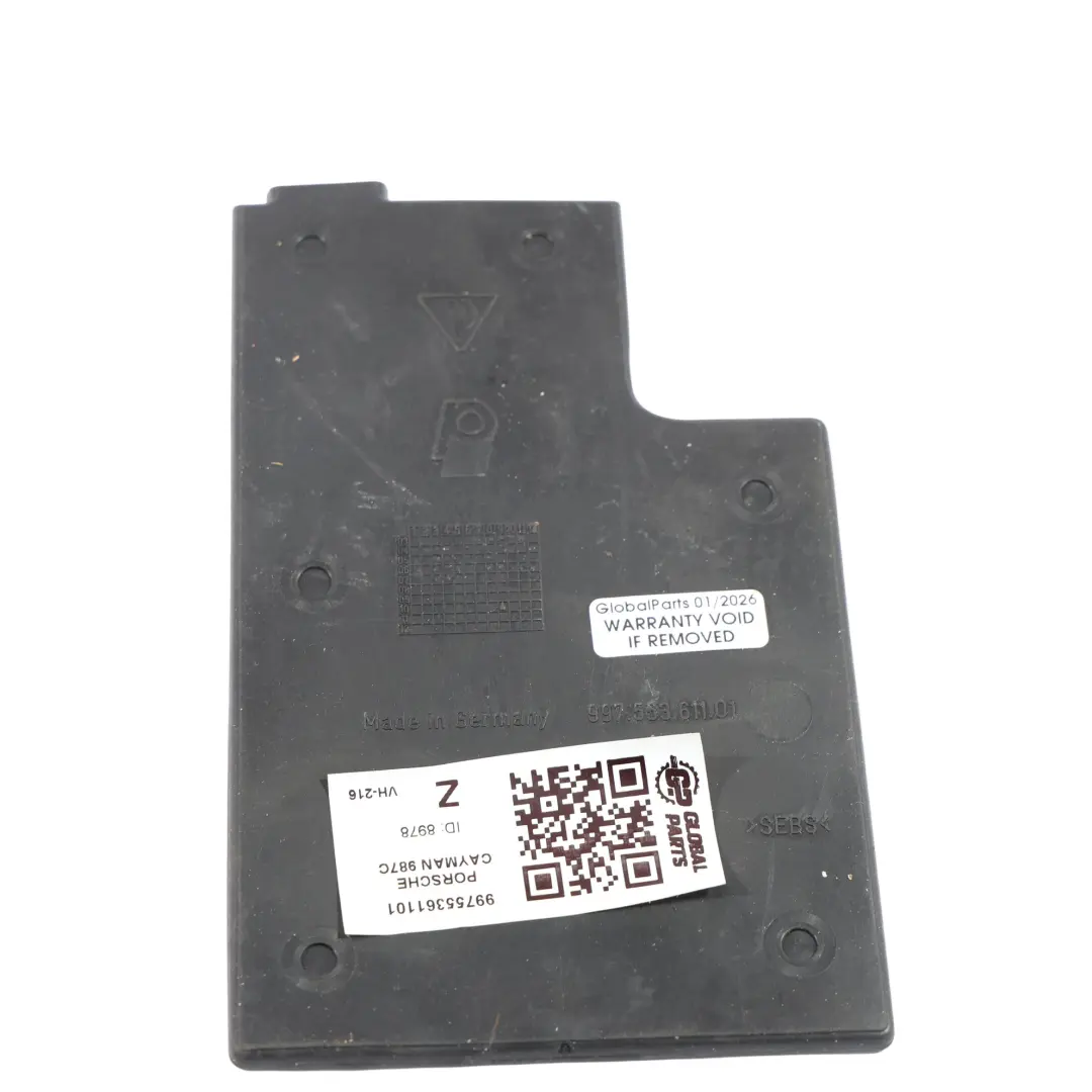 Porsche Cayman 987 Inserto Console Centrale Posteriore Coprire - SKU 99755361101 - Numero di parte 99755361101