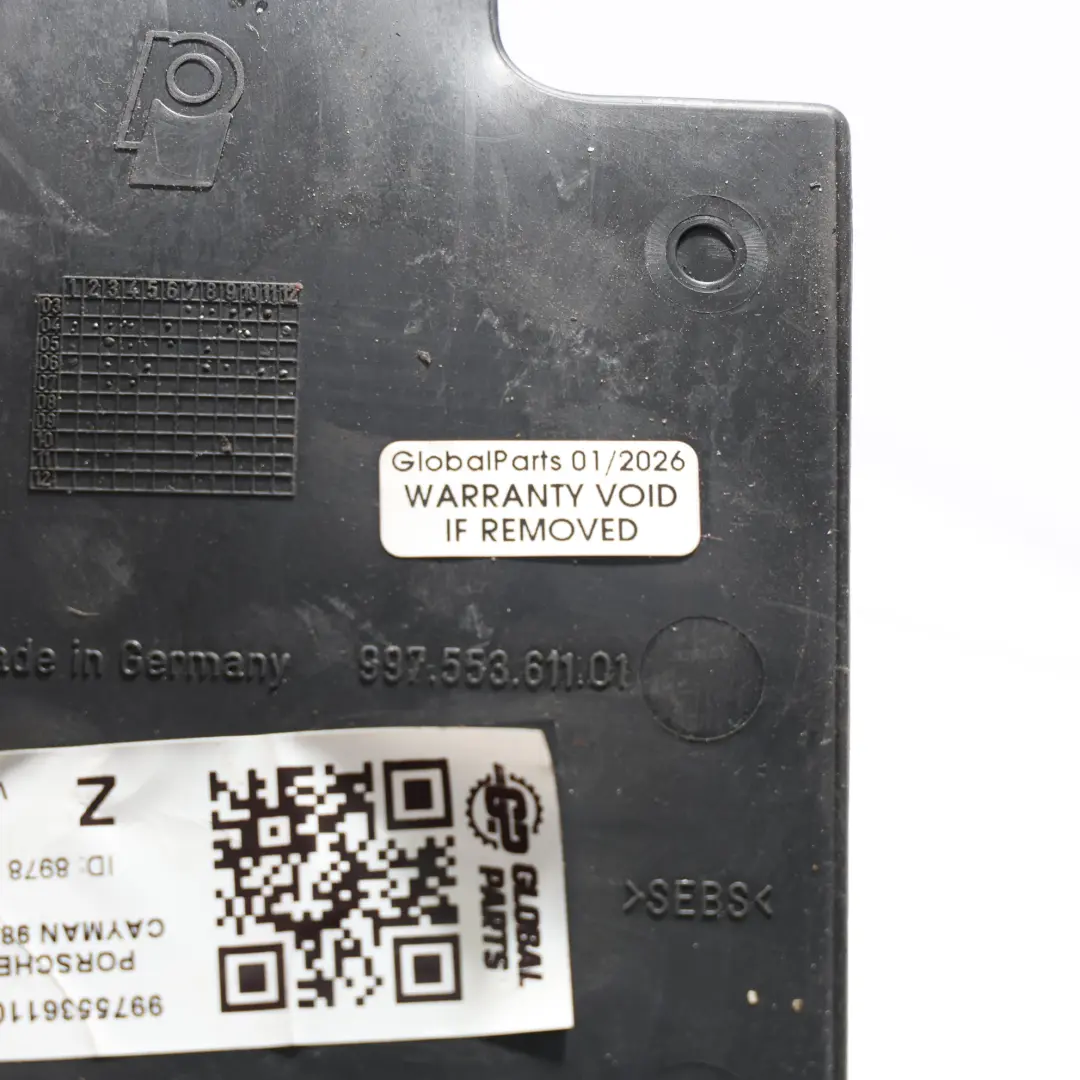 Porsche Cayman 987 Inserto Console Centrale Posteriore Coprire - SKU 99755361101 - Numero di parte 99755361101