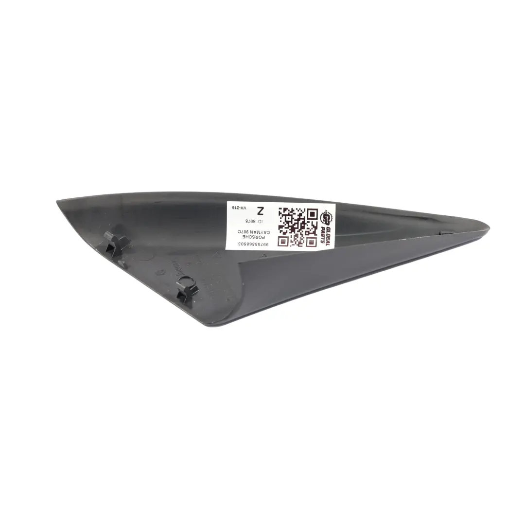 Mirror Triangle Corner Cover Interior Trim Left N/S to Porsche 987 with Part number 99755568503 Porsche 987 Mirror Triangle Corner Cover Interior Trim Left N/S - SKU RHD-99755568503 - Part number 99755568503