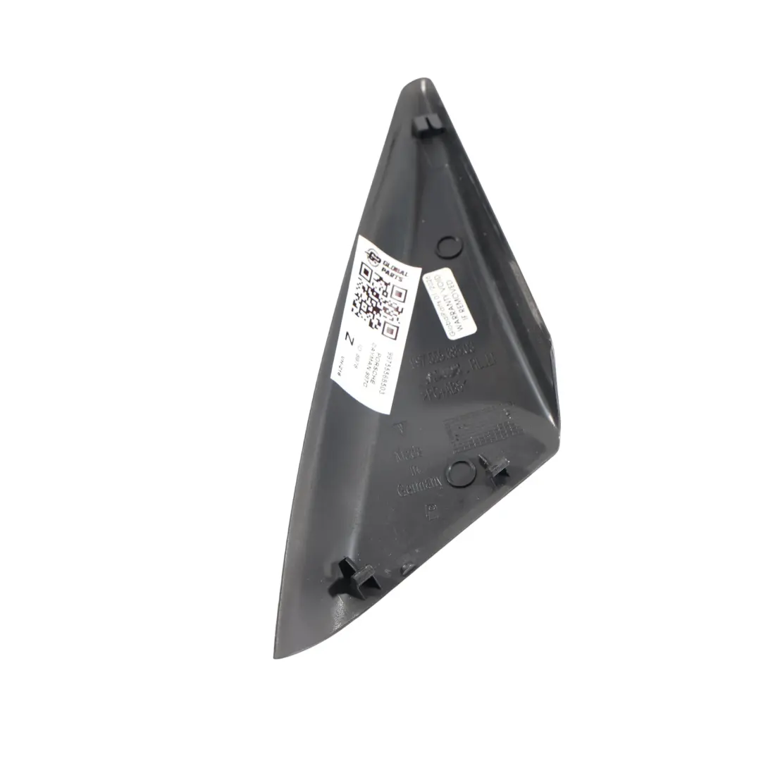 Mirror Triangle Corner Cover Interior Trim Left N/S to Porsche 987 with Part number 99755568503 Porsche 987 Mirror Triangle Corner Cover Interior Trim Left N/S - SKU RHD-99755568503 - Part number 99755568503