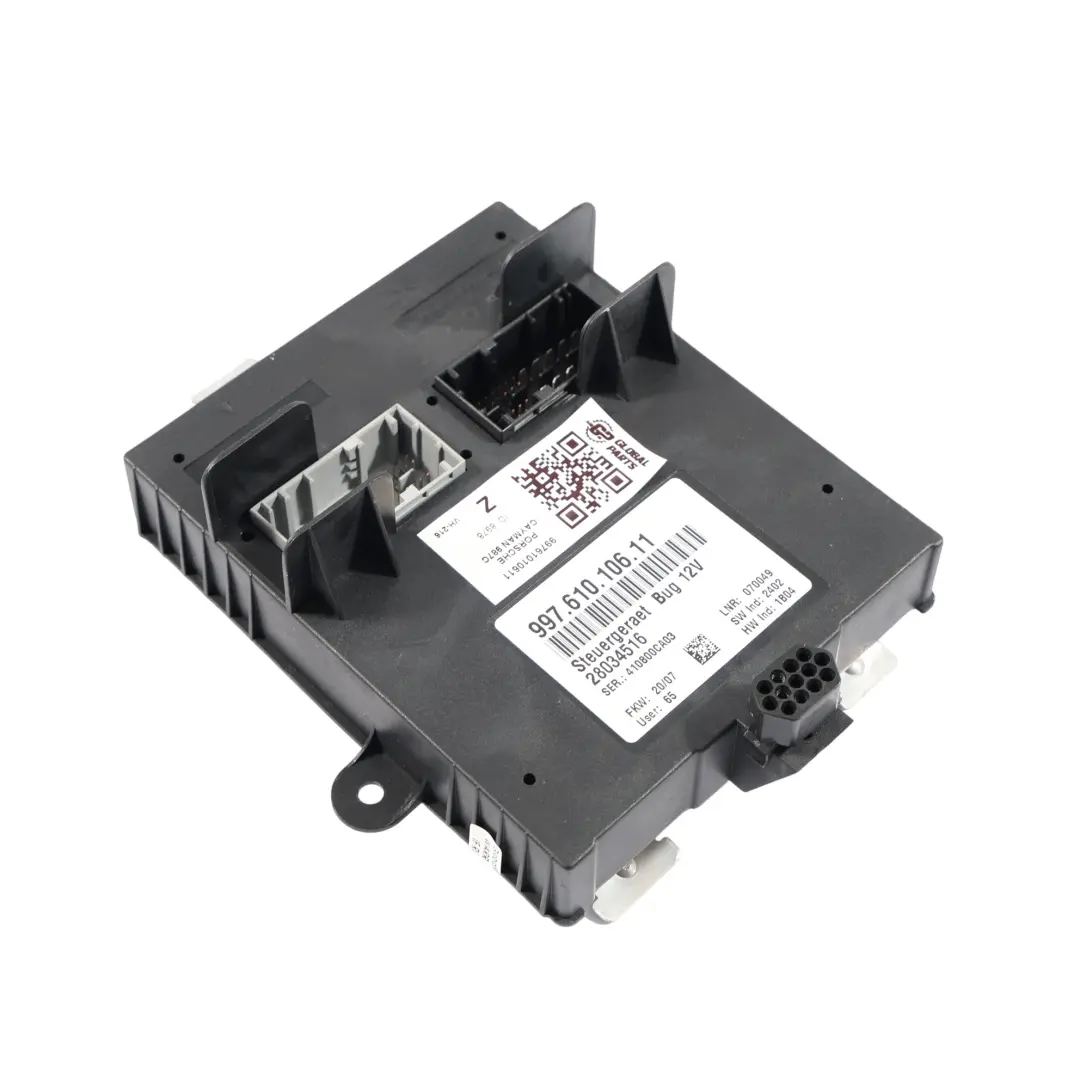 Porsche Cayman 987C Unidad Control Módulo Maletero Delantero ECU - SKU 99761010611 - Número de pieza 99761010611