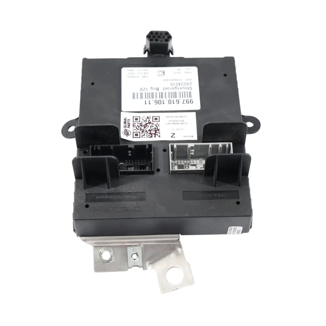 Porsche Cayman 987C Module Commande Coffre Avant Contrôle ECU - SKU 99761010611 - Numéro de pièce 99761010611
